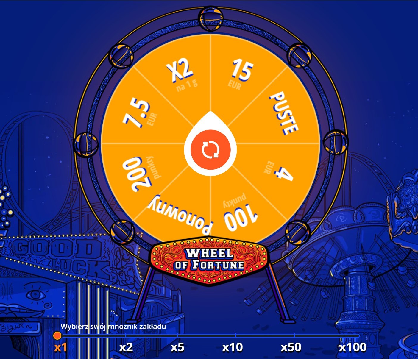 Vulkan vegas koło fortuny